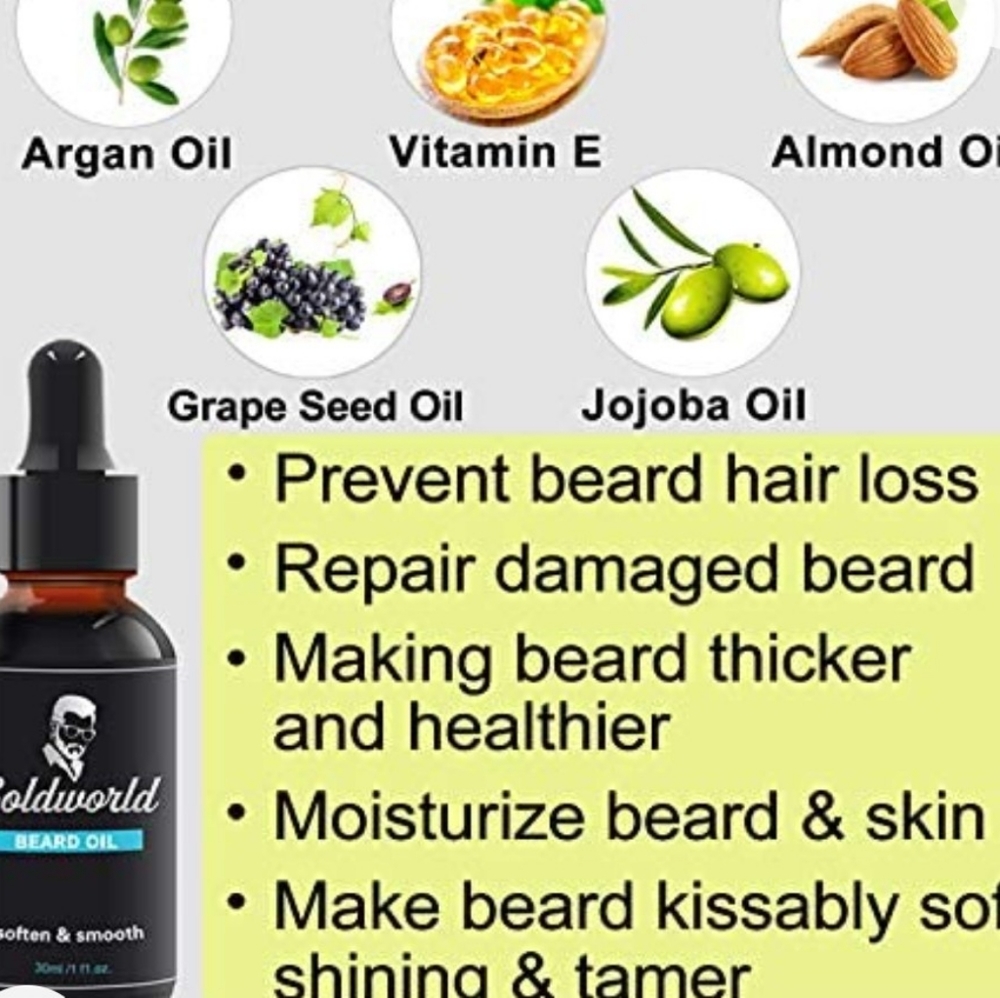 Beard & Grooming & Growth Kit,Beard w/2 Packs Beard - Picture 5 of 9